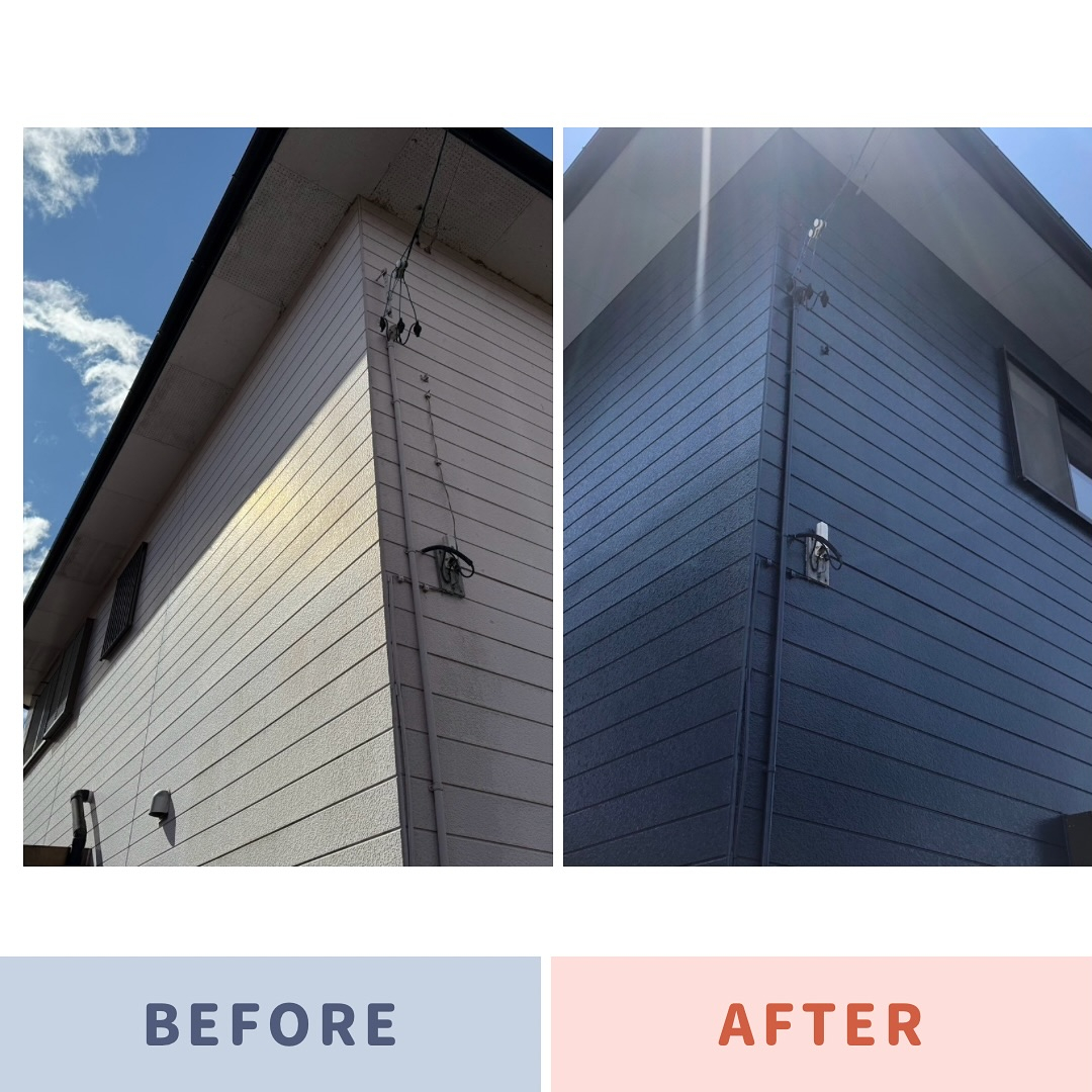 多気郡のN様邸にて、外壁と屋根の塗装工事が無事に完工いたしま...