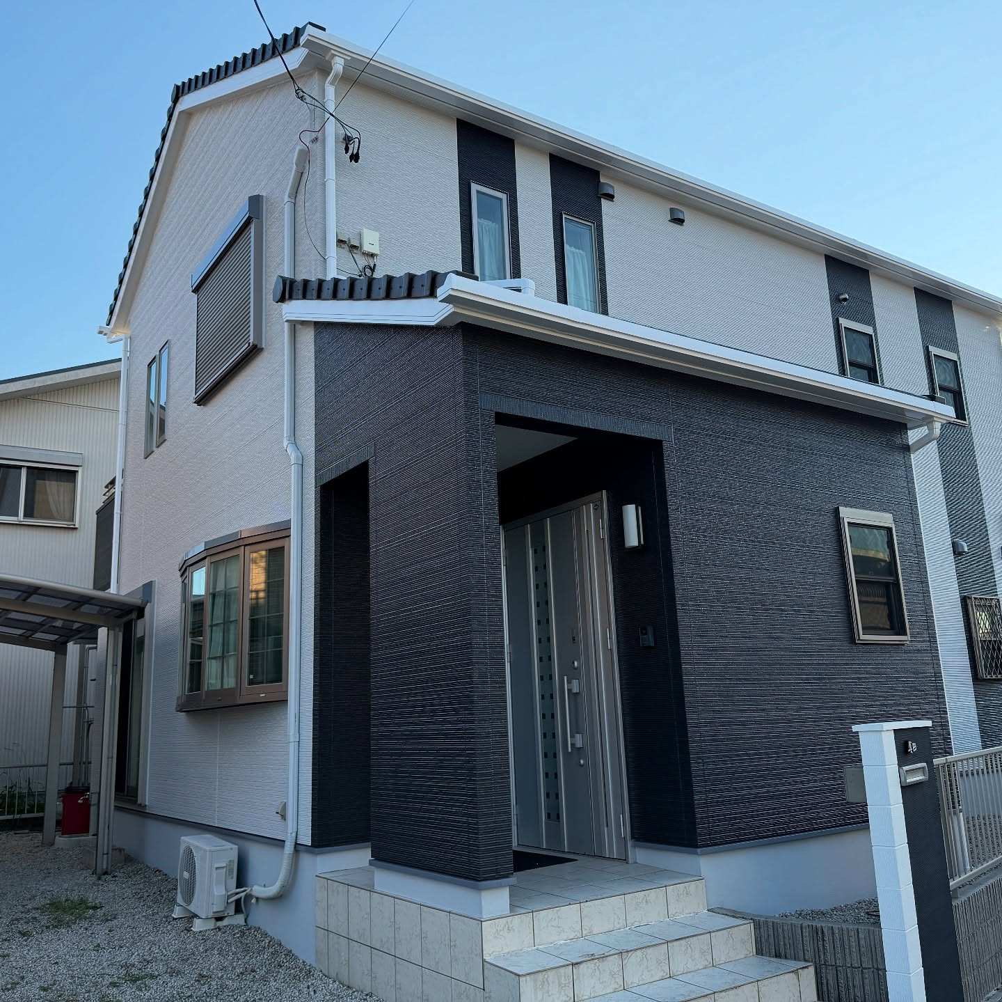 本日は松阪市のO様邸で足場の解体を無事に完了しました！