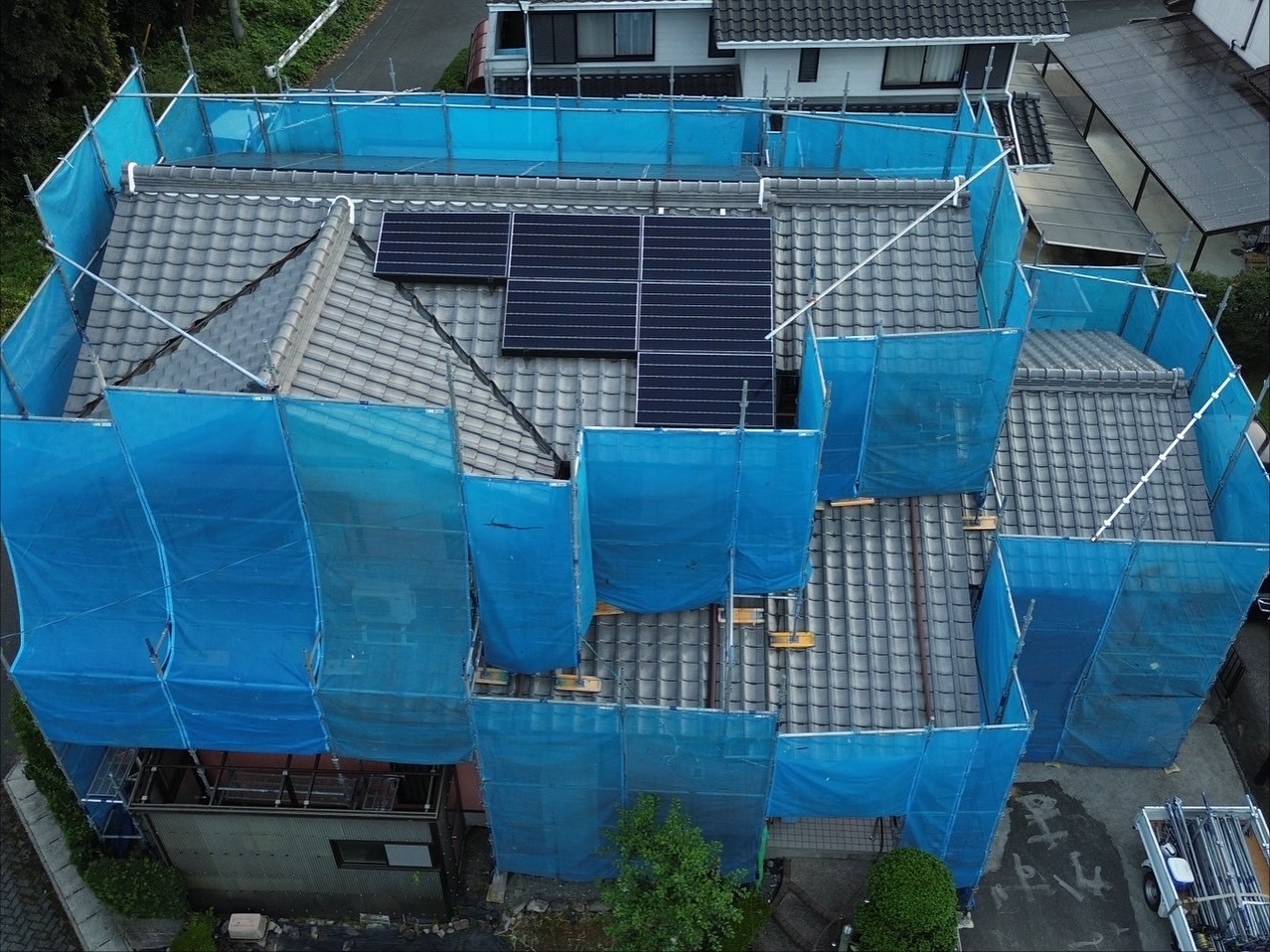 松阪市のK様邸にて、