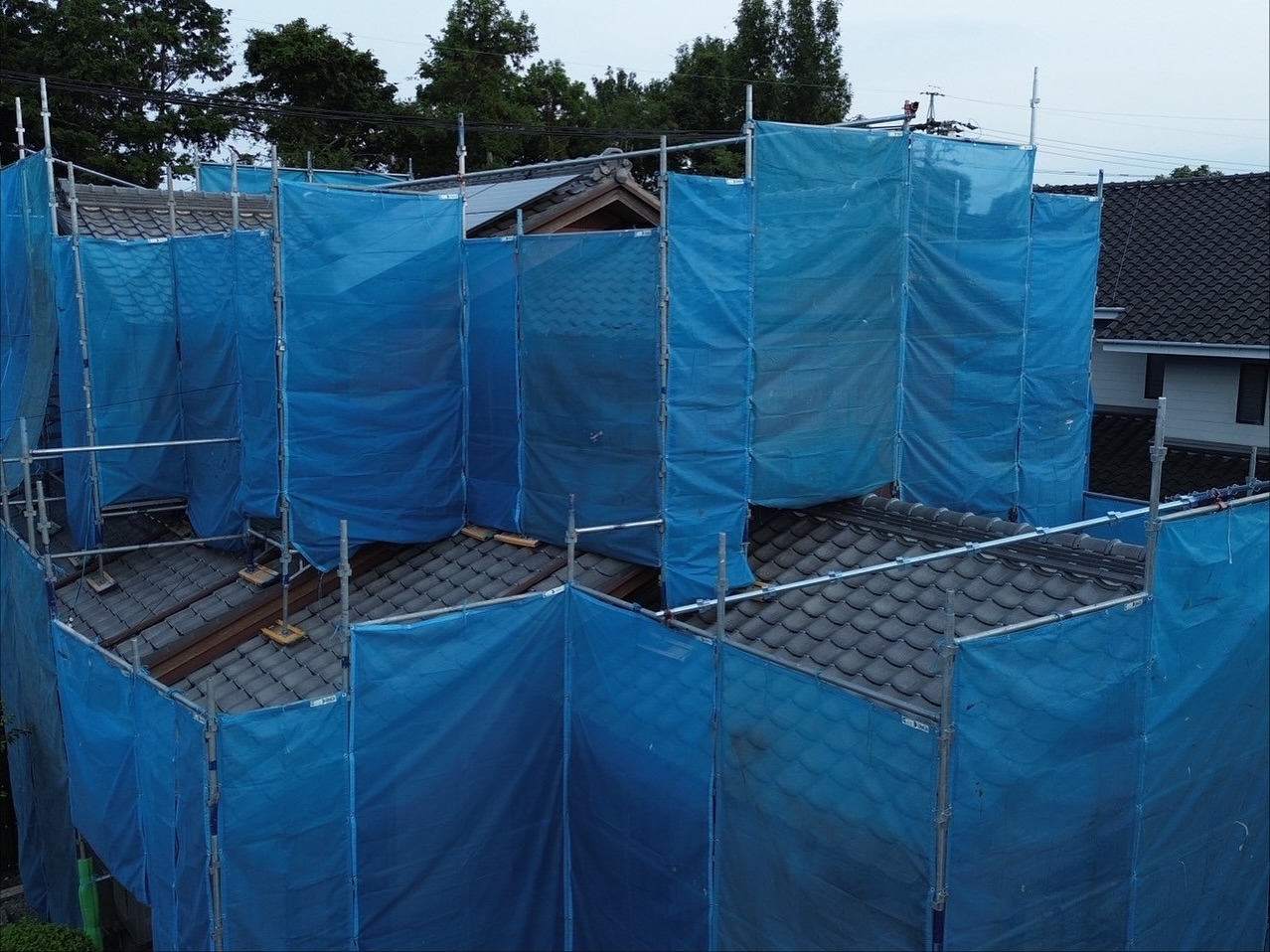 松阪市のK様邸にて、