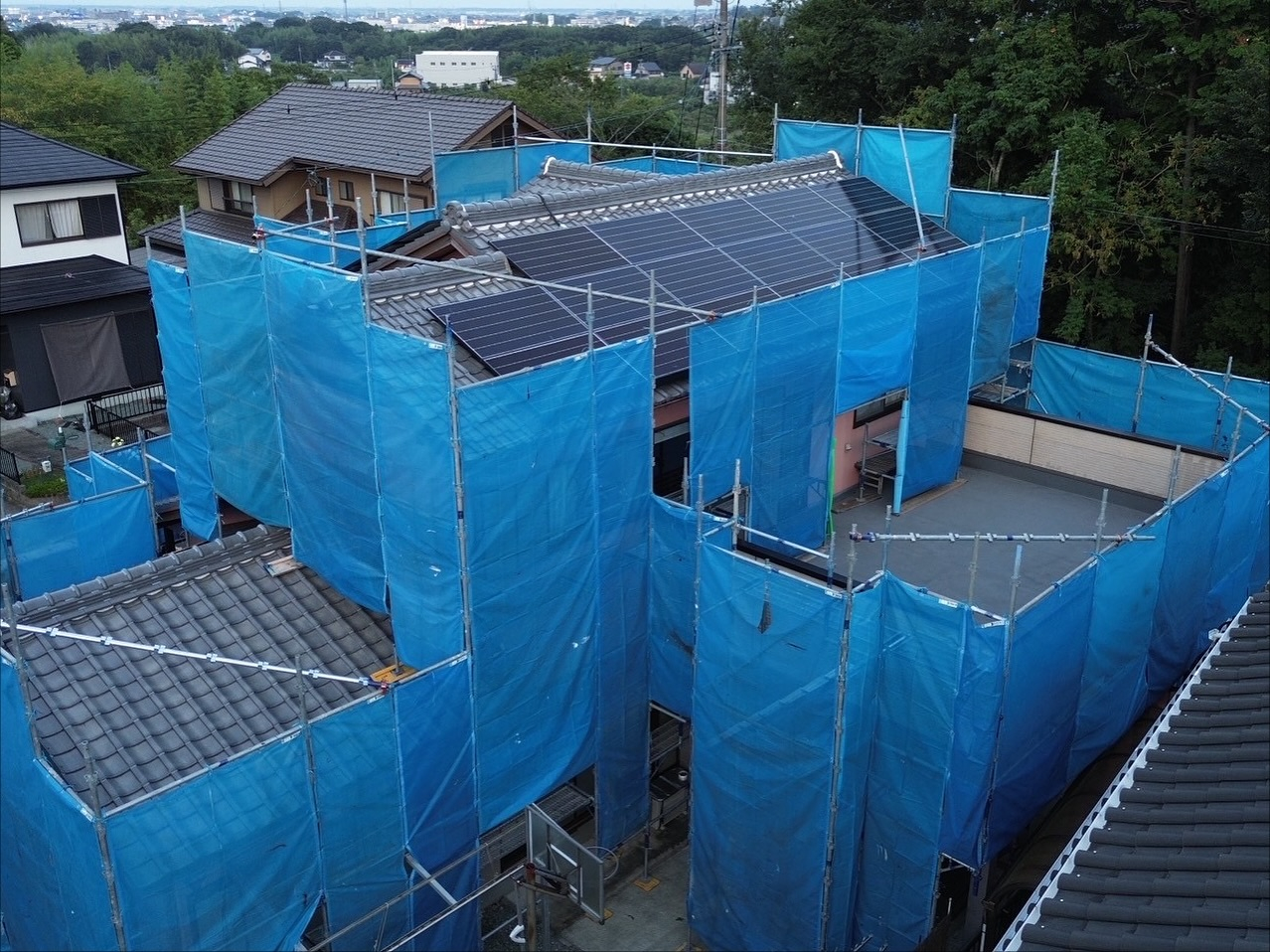 松阪市のK様邸にて、