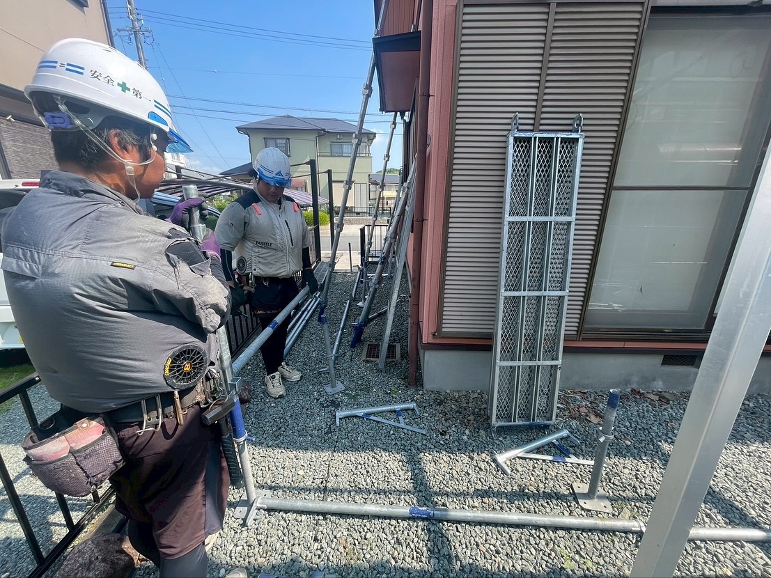 松阪市のK様邸にて、