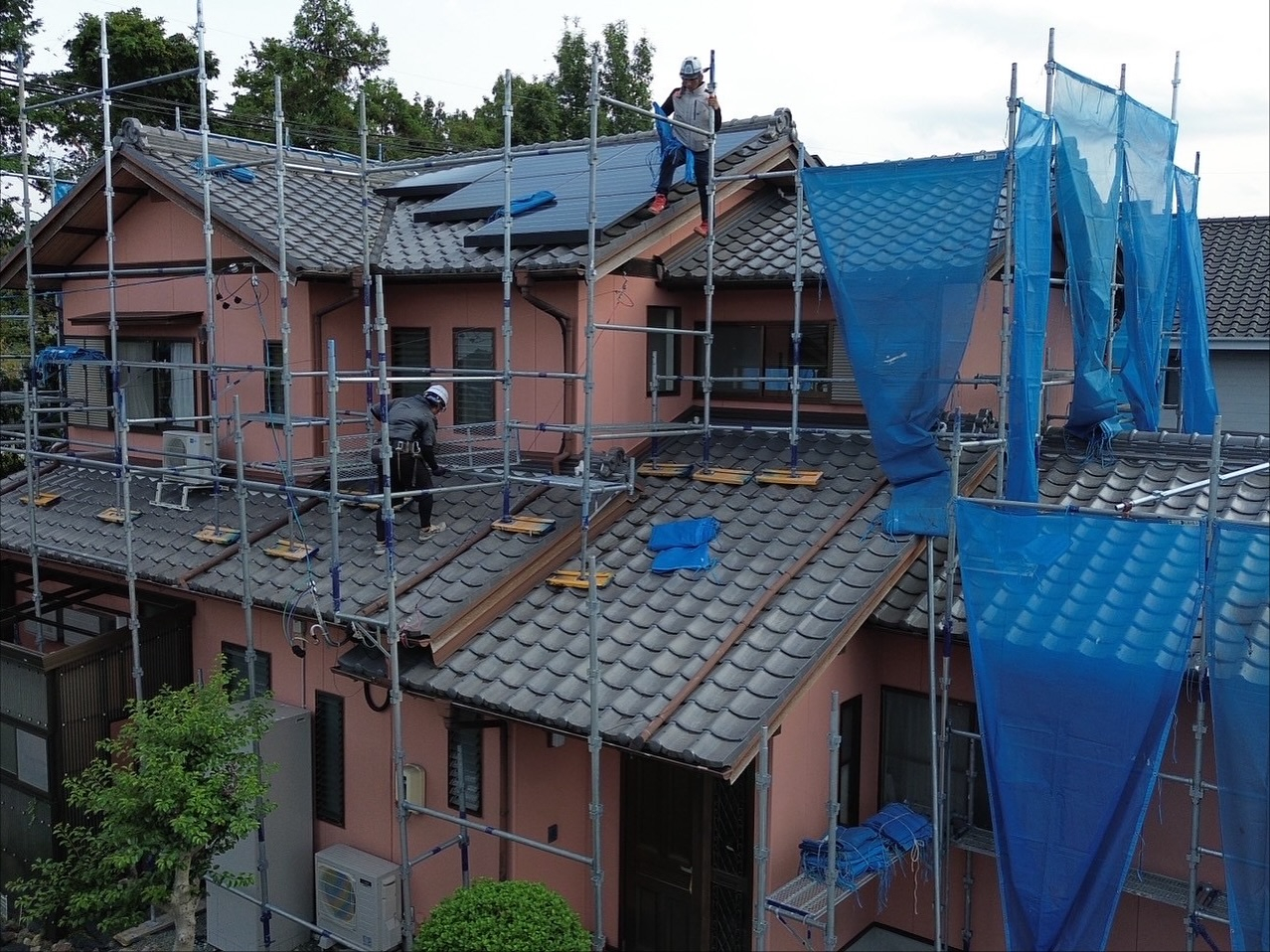 松阪市のK様邸にて、